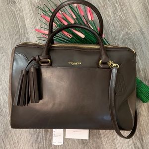COACH Brown Satchel Bag in EUC